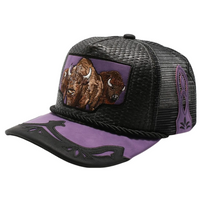 Animal Straw Trucker Cap