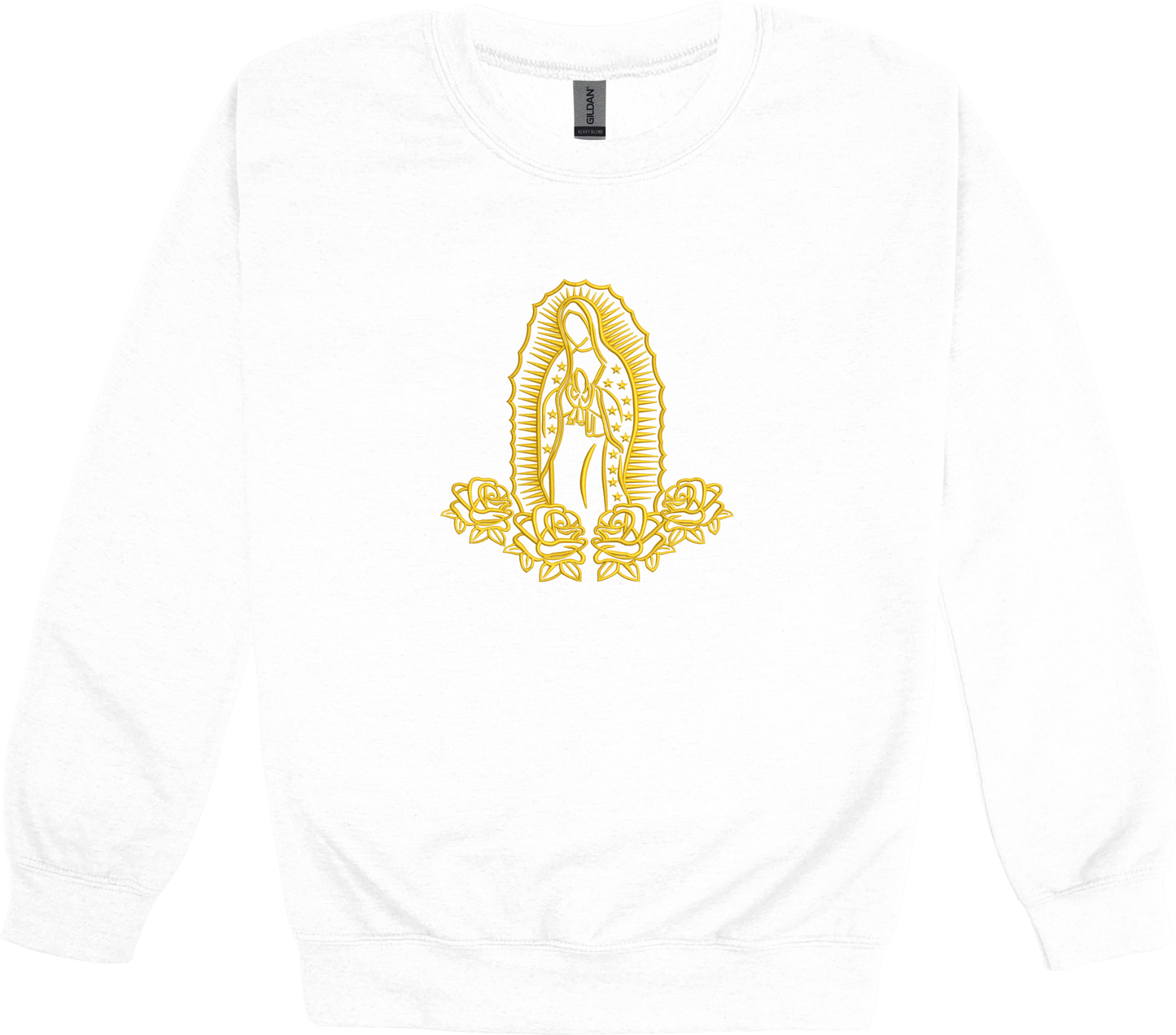 La Virgen De Guadalupe Embroidered Crewneck