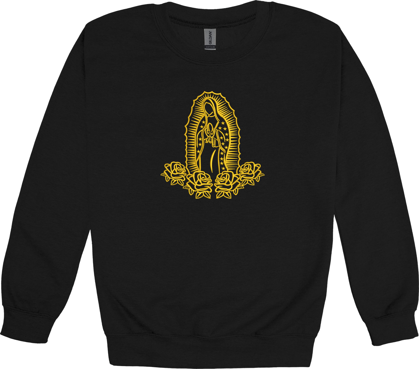 La Virgen De Guadalupe Embroidered Crewneck