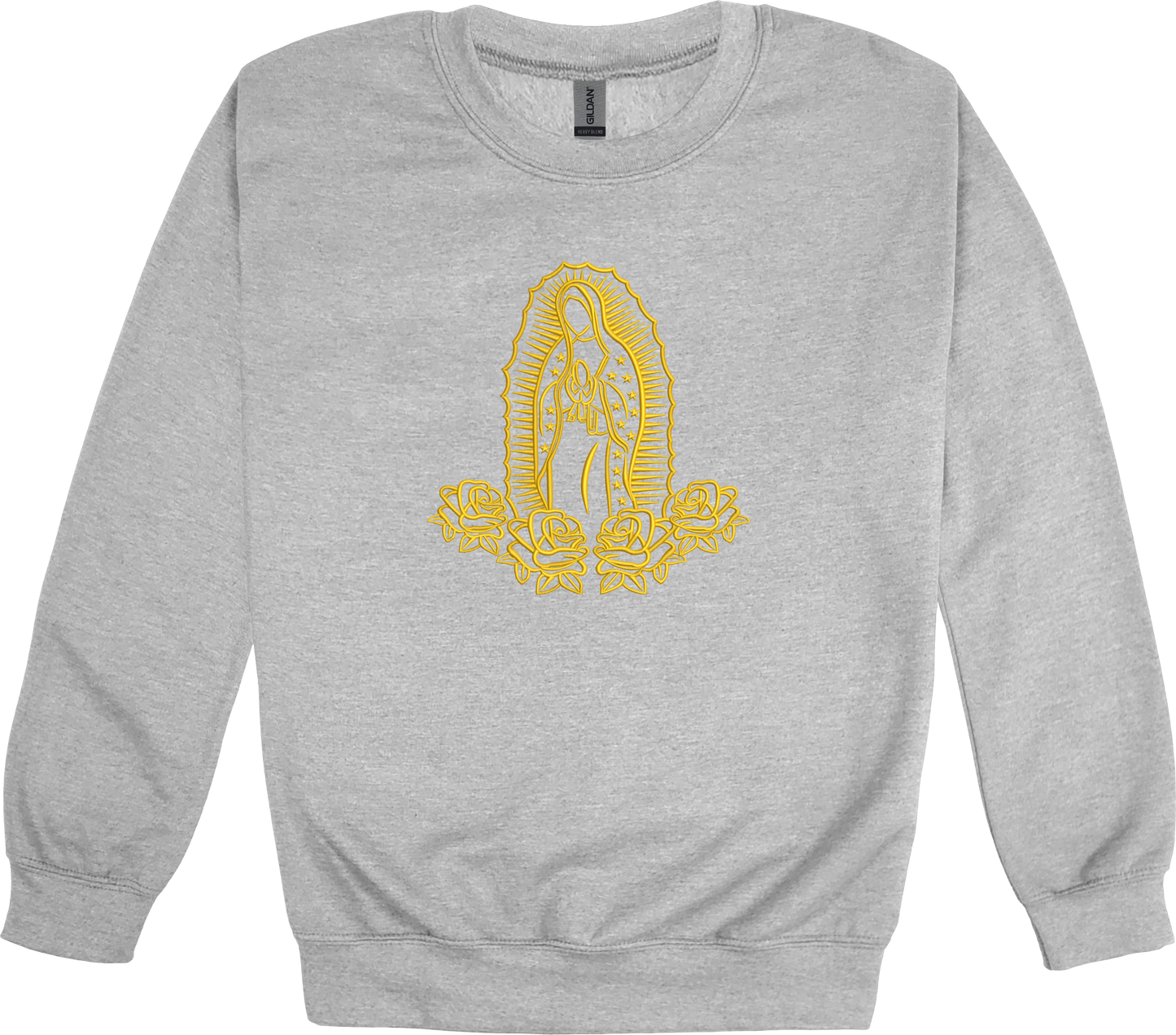 La Virgen De Guadalupe Embroidered Crewneck