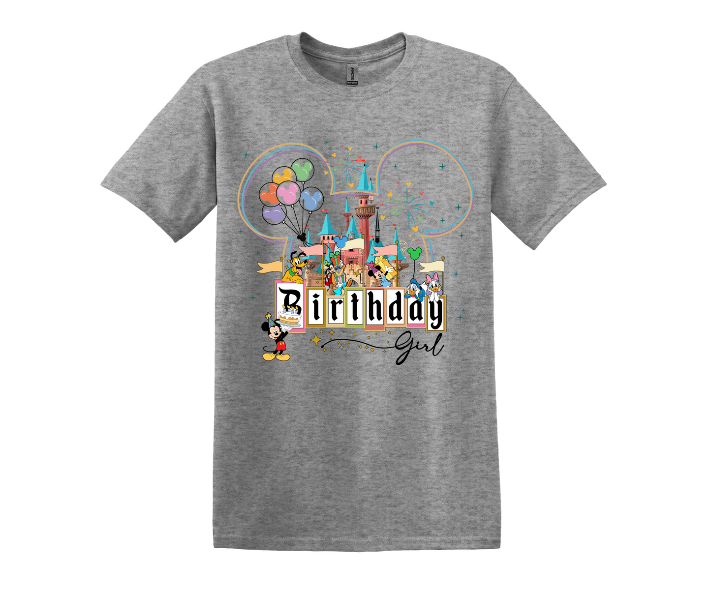 Disney-Inspired Birthday Girl T-Shirt