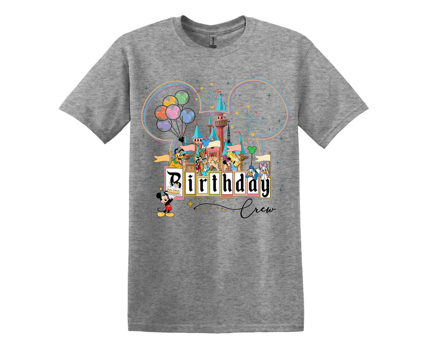 Disney-Insipired Birthday Crew T-Shirt