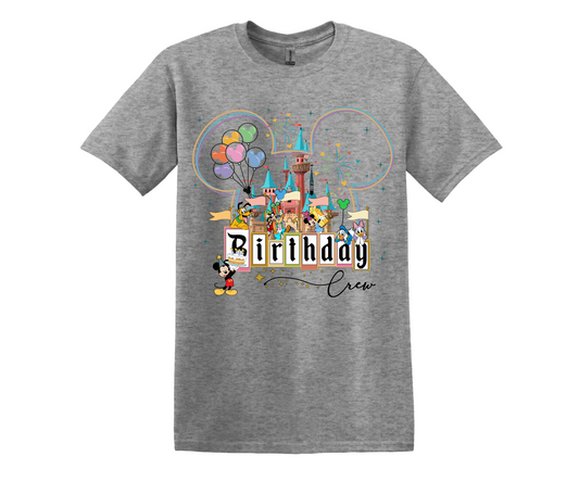 Disney-Insipired Birthday Crew T-Shirt