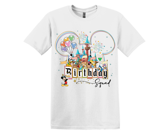 Disney-Inspired Birthday Squad T-shirt