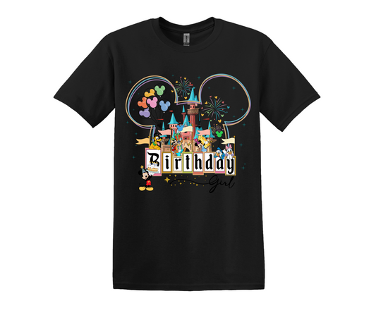 Disney-Inspired Birthday Girl T-Shirt