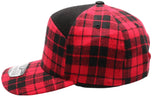 Plaid 6 Panel Camper Ear Flap