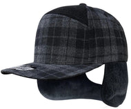 Plaid 6 Panel Camper Ear Flap Cap