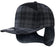Plaid 6 Panel Camper Ear Flap Cap
