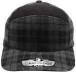 Plaid 6 Panel Camper Ear Flap Cap