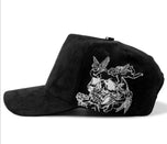Plain Fancy Suede 5 Panel Cap Skull