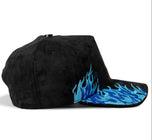 Plain Fancy Suede 5 Panel Cap Skeleton