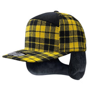 Plaid 6 Panel Camper Ear Flap