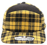 Plaid 6 Panel Camper Ear Flap