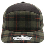 Plaid 6 Panel Camper Ear Flap