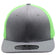 6 Panel Heather Gray Mesh Trucker
