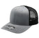 6 Panel Heather Gray Mesh Trucker