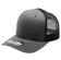 6 Panel Heather Gray Mesh Trucker