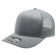 6 Panel Heather Gray Mesh Trucker