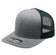 6 Panel Heather Gray Mesh Trucker