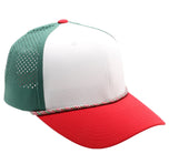 Light Hybrid 6 Panel Perforated Cap