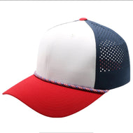 Light Hybrid 6 Panel Perforated Cap
