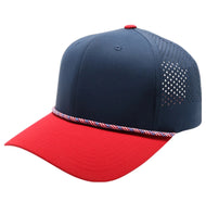 Light Hybrid 6 Panel Perforated Cap