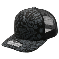 Paisley Mesh Trucker Cap