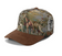 Plain Curve 5 Panel Jacquard Hat