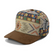 Plain Curve 5 Panel Jacquard Hat