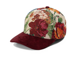 Plain Curve 5 Panel Jacquard Hat