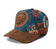 Plain Curve 5 Panel Jacquard Hat