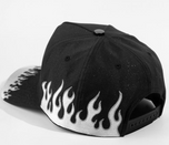 Plain 5 Panel Fancy Hat Flame