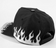 Plain 5 Panel Fancy Hat Flame