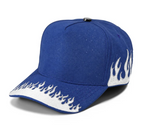 Plain 5 Panel Fancy Hat Flame