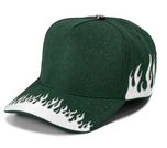 Plain 5 Panel Fancy Hat Flame