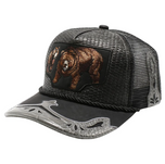 Bear Straw Trucker Cap