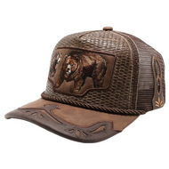 Bear Straw Trucker Cap