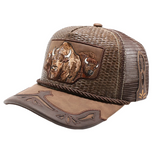 Buffalo Straw Trucker Cap