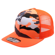 Neon Camo Mesh Trucker Cap