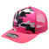 Neon Camo Mesh Trucker Cap