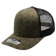 Paisley Mesh Trucker Cap