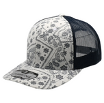 Paisley Mesh Trucker Cap